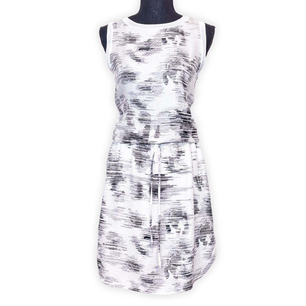 Vince Silk Jacquard Marble Sleeveless Dress Size‎ Small